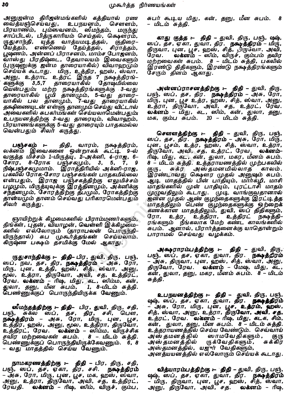 Panchangam